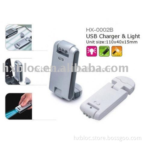 USB Charger & Light